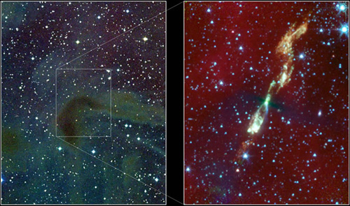 Forrás: NASA, JPL-Caltech, UIUC, Looney, DSS