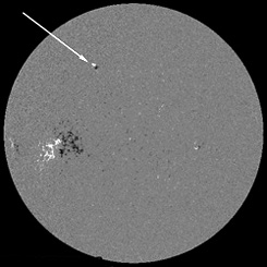 Forrás: SOHO, MDI, ESA, NASA