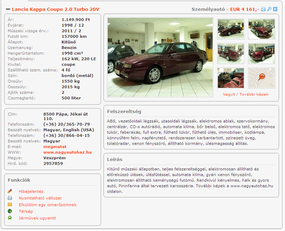 Forr�s: www.hasznaltauto.hu