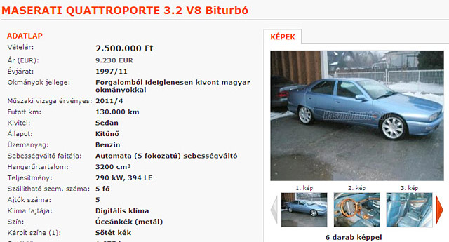 Forr�s: www.hasznaltauto.hu